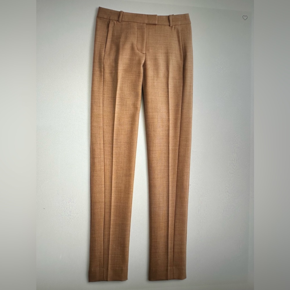 J. Crew Tan Dress Pants with Tailored Slim-Leg Cut